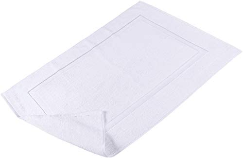 Amazon.com: Utopia Towels Cotton Banded Bath Mats, White [Not a Bathroom Rug] 21 x 34 Inches, 100% R