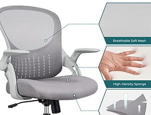 Amazon.com: SMUG Home Office Ergonomic Desk Mesh Computer Modern Height Adjustable Swivel Chair with