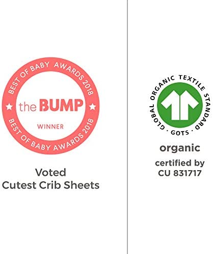 Amazon.com : Burt's Bees Baby - Honeybee Print Fitted Crib Sheet, 100% Organic Crib Sheet for Standa