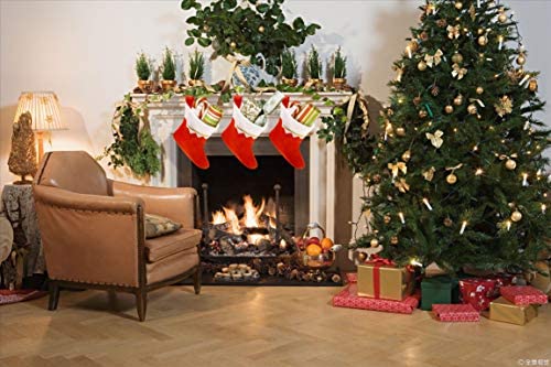 CCINEE 12pcs Felt Christmas Stockings for Christmas Fireplace Hanging Stocking Red Non-Woven Fabric
