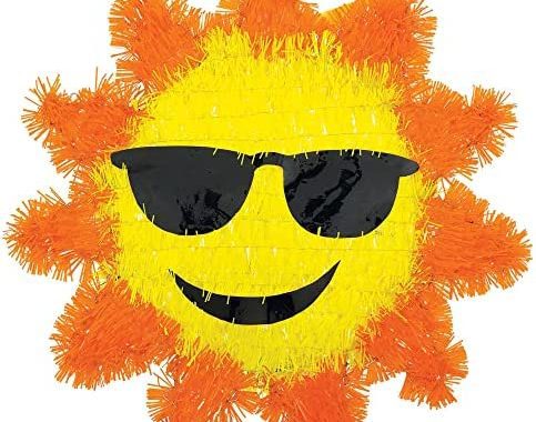 Amazon.com: amscan Sun Tinsel Hanging Decoration,12", Multicolor, 1 Pc : Home & Kitchen