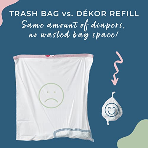 Amazon.com : Dekor Classic Hands-Free Diaper Pail | White | Easiest to Use | Just Step – Drop – Done