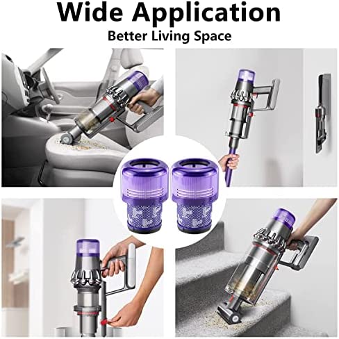 Amazon.com: Filter Replacements for Dyson V11 Animal, V11 Torque Drive V15 Detect Cordless Vacuum, R