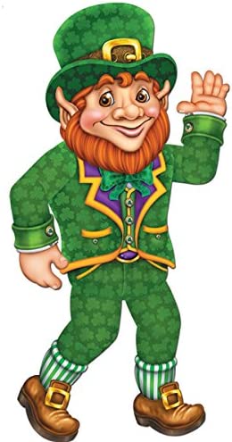 Amazon.com: Club Pack of 12 Green Jointed Leprechaun St Patrick's Day Figures 2.75' : Home & Kit