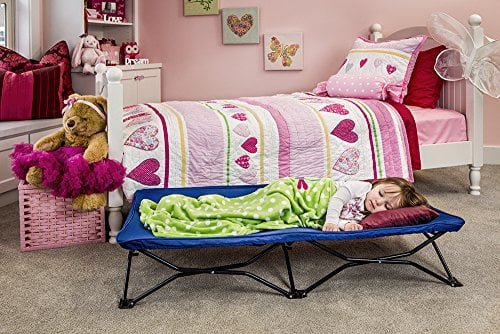 Amazon.com : Regalo My Cot Portable Toddler Bed, Includes Fitted Sheet, Royal Blue , 48x24x9 Inch (P