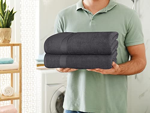 Amazon.com: Utopia Towels - Luxurious Jumbo Bath Sheet 2 Piece - 600 GSM 100% Ring Spun Cotton Highl