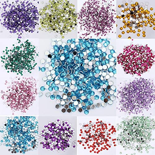 CRPSEN 5D Shiny Crystal Diamond Rhinestone Sparkle Diamonds General 28colors (2000pcs)