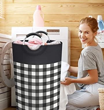 Amazon.com: BlissTotes Large Laundry Basket Laundry Hamper Bag Washing Bin Clothes Bag Collapsible T