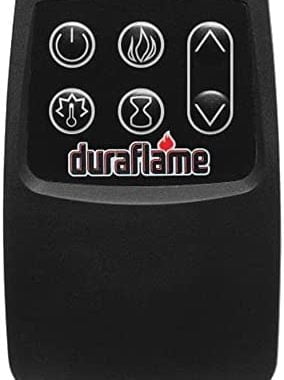 Amazon.com: Duraflame Infrared Quartz 3D 1500 W Black Curved Front Infrared Electric Fireplace w/ Ad