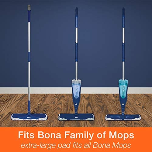 Amazon.com: Bona Microfiber Cleaning Pad, for Hardwood and Multi-Surface Floors, fits Bona Family of