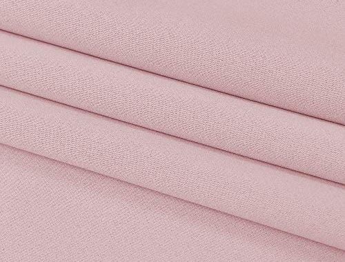 DUALIFE Baby Pink Curtains Blackout 63 Inch Length - Rose Blush Curtains for Nursery Thermal Insulat