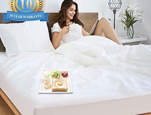 Amazon.com: 2 Pack Twin Size Premium Waterproof Mattress Protector, Soft Breathable Mattress Pad Cov