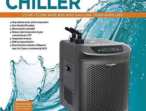 Amazon.com : Active Aqua AACH50HP Hydroponic Water Cooling System, per hour, User-Friendly Chiller,