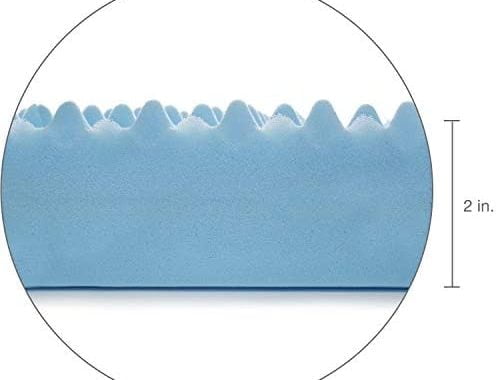 Amazon.com: DMI Foam Mattress Topper, Egg Crate Foam Pad, Mattress Pad and Bed Topper for Support, A