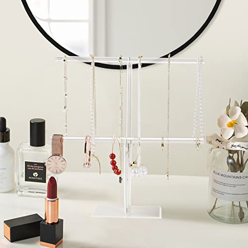 Amazon.com: Jewelry Stand Necklace Holder, Acrylic Jewelry Display Holder, Necklace and Bracelet Han