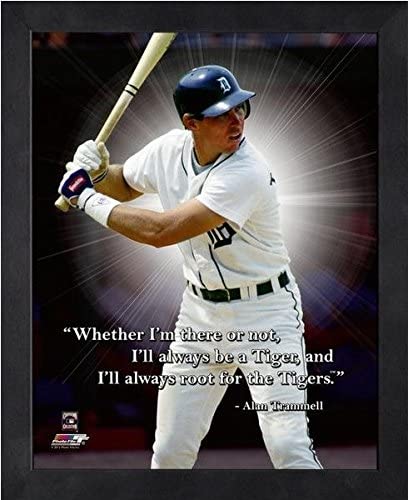 Amazon.com: Alan Trammell Detroit Tigers ProQuotes Photo (Size: 12" x 15") Framed : Sports & Out