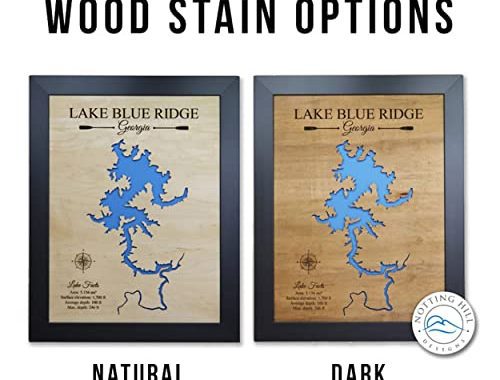 Amazon.com: Personalized House Decor Wood Lake Map of Any Lake - Customized Handmade Gifts for Lake