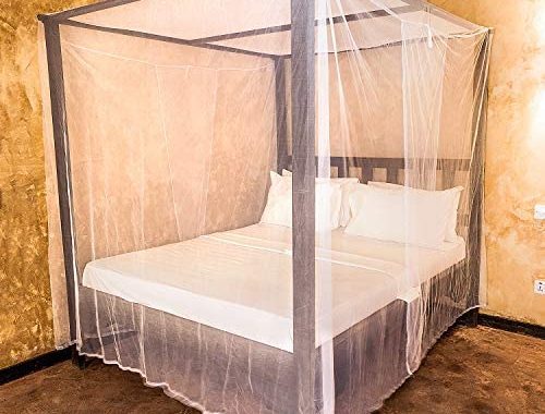 Amazon.com: Mosquito Net for Single to King-Sized Beds – 2 Side Openings & 6 Hanging Loops – Dec