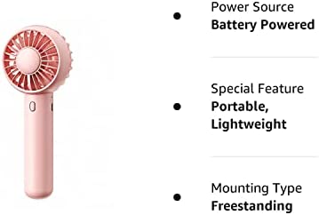 Amazon.com: Gaiatop Mini Portable Fan, Dual Motors Powerful Handheld Fan, Cute Design 3 Speed Person