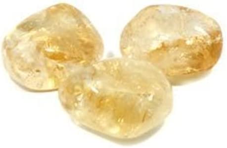 1 X Set of 3 Citrine Stones Gemstones Crystals