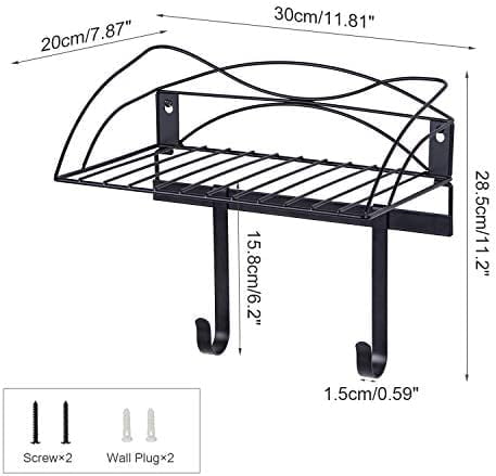 Amazon.com: SRIWATANA Ironing Board Hanger, Iron Holder Wall Mount with Storage Basket for Laundry R