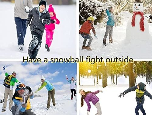 100 Pack Indoor Snowballs for Kids Snow Fight,Snow Toy Balls for Indoor or Outdoor Play,Fake Snowbal