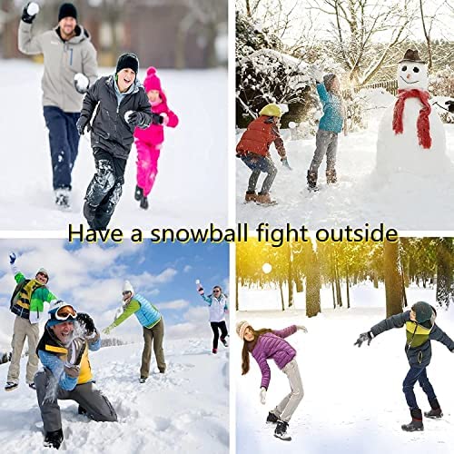 100 Pack Indoor Snowballs for Kids Snow Fight,Snow Toy Balls for Indoor or Outdoor Play,Fake Snowbal