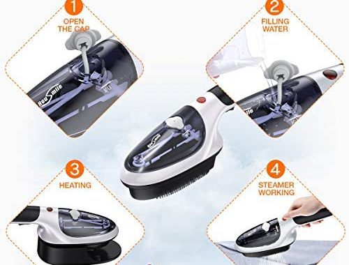 Amazon.com: Handheld Steamer,Portable Clothes Iron,Travel Garment Steamer Small Clothing Wrinkle Rem