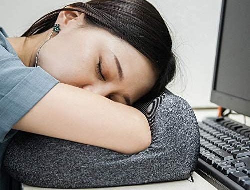 MLVOC Travel Pillow 100% Pure Memory Foam Neck Pillow, Comfortable & Breathable Cover, Machine W