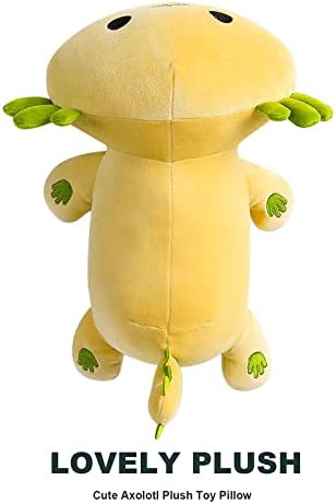Onsoyours Cute Axolotl Plush, Soft Stuffed Animal Salamander Plush Pillow, Kawaii Plush Toy for Kids