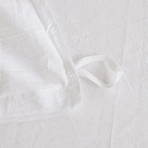 Amazon.com: FACE TWO FACE Bedding Duvet Cover Set 3 Pieces 100% Washed Cotton Duvet Cover Linen Like