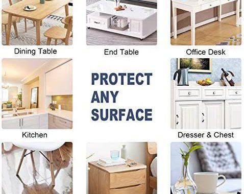 Amazon.com: OstepDecor Clear Desk Pad, 24 x 12 Inch Clear Desk Mat, 1.5mm Thick Plastic Table Protec