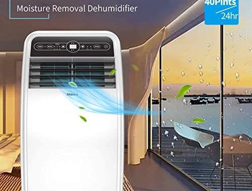 Amazon.com: Shinco 8,000 BTU Portable Air Conditioner, Dehumidifier, and Fan with Window Mount Kit,