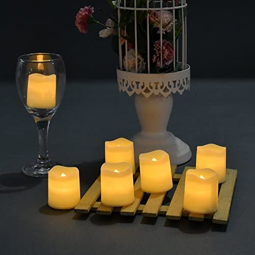 Amazon.com: SHYMERY Flameless Votive Candles,Flameless Flickering Electric Fake Candle,24 Pack 200+H