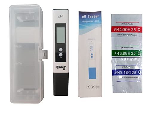 Divolight Water Tester PH Meter, Digital PH Meter 0.01 PH High Accuracy Water Quality Tester with 0-