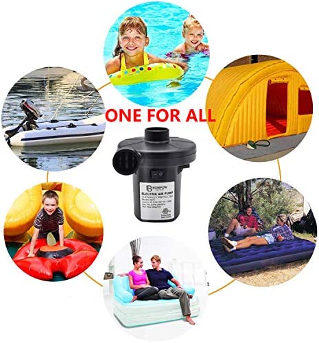 Amazon.com: BOMPOW Electric Air Pump for Inflatables Air Mattress Pump Air Bed Pool Toy Raft Boat Qu