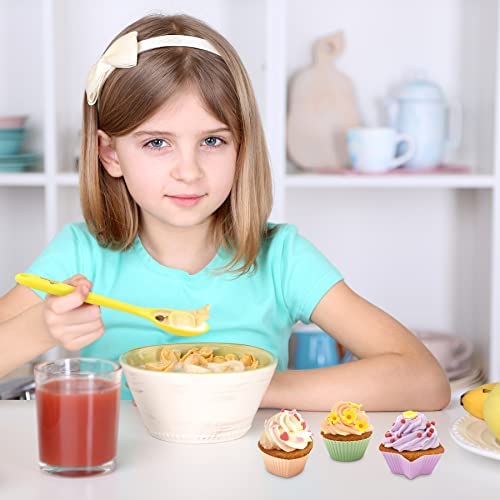 HOTEC Kids Baking Cooking Supplies Set Nylon Children's Kitchen knives BPA Free Cuttting Board Silic
