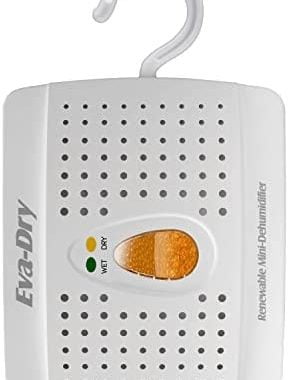 Eva-dry E-333 Renewable dehumidifier, Pack of 1, White Sand