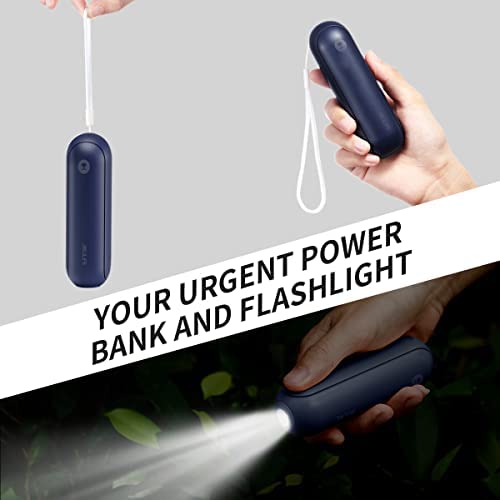 JISULIFE Portable Handheld Fan, Mini Pocket Hand Fan, Small Battery Operated 14-21 hours, USB Rechar