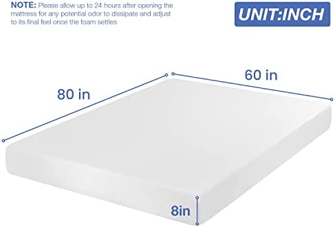 Amazon.com: 6/8/10/12 inch Gel Memory Foam Mattress for Cool Sleep & Pressure Relief, Medium Fir