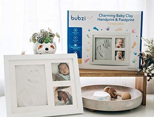 Baby Handprint and Footprint Makers Kit Keepsake For Newborn Boys & Girls, Baby Girl Gifts &