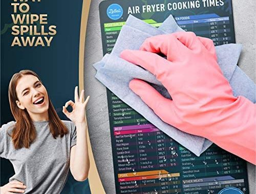 Amazon.com: Air Fryer Magnetic Cheat Sheet Set, Air Fryer Accessories Cook Times, Airfryer Accessory