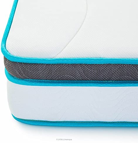 Amazon.com: LINENSPA 8 Inch Memory Foam and Innerspring Hybrid Mattress – Twin Mattress – Bed in a B