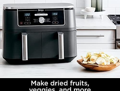 Amazon.com: Ninja DZ401 Foodi 10 Quart 6-in-1 DualZone XL 2-Basket Air Fryer with 2 Independent Fryi