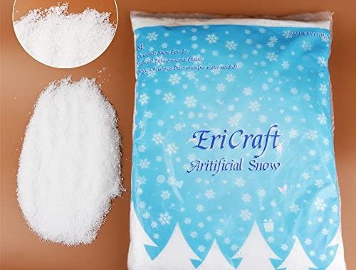 Amazon.com: Ericraft Artificial Snow,8 Liters, 9.2 oz, Plastic Snow for Decoration and Handcraft : H