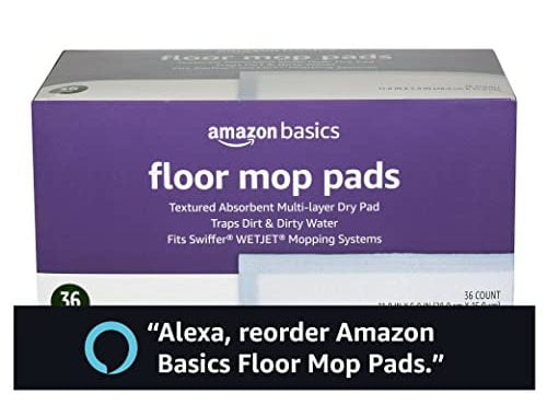 Amazon.com: Amazon Basics Dry Floor Mop Pads, 36 Count (Previously Solimo) : Health & Household