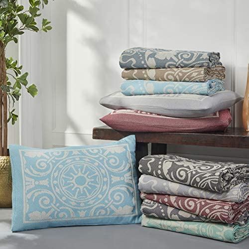 Amazon.com: BNM Oversized Premium Medallion Design Bedspread Set, Cotton-Polyester Blend 3-Piece, Ja