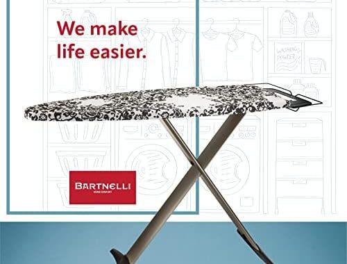Amazon.com: Bartnelli Pro Luxury Ironing Board - Extra Wide 51x19” Steam Iron Rest, Adjustable Heigh