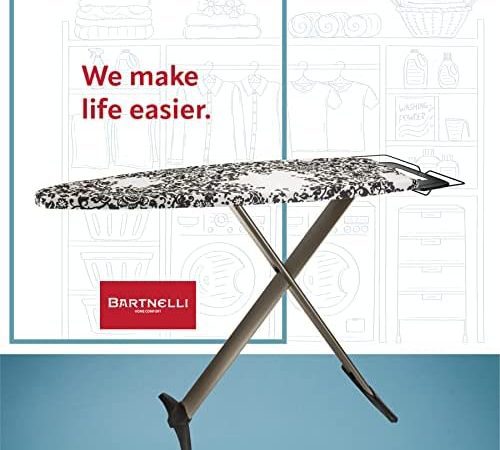 Amazon.com: Bartnelli Pro Luxury Ironing Board - Extra Wide 51x19” Steam Iron Rest, Adjustable Heigh