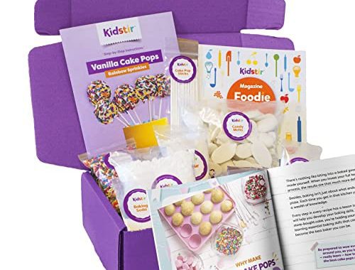 Amazon.com : KIDSTIR Kids Baking Set DIY Baking Kits, Cake Pop Kit with Everything, All-in-One Bakin